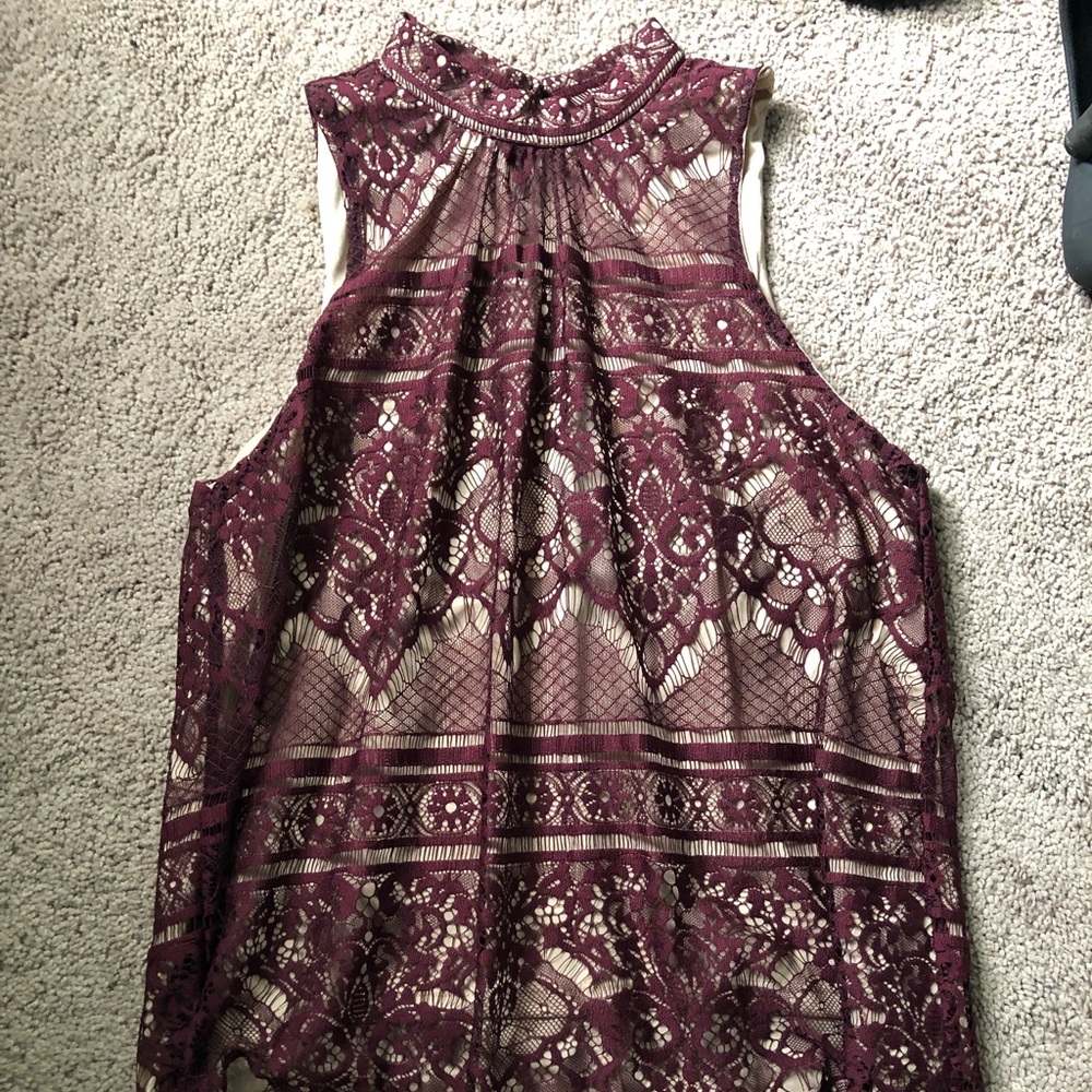 High neck blouse
